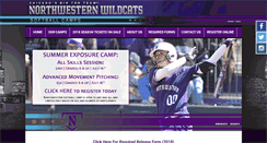 Desktop Screenshot of northwesternsoftballcamp.com